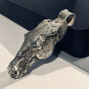 Large Sterling Silver Horse Pendant - Image 3