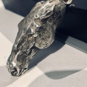Large Sterling Silver Horse Pendant