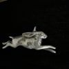 Solid Sterling Silver Hare Pendant - Image 8