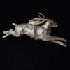 Solid Sterling Silver Hare Pendant - Image 11