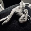 Solid Sterling Silver Hare Pendant - Image 22