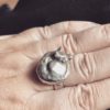 Sterling Silver Sleeping Cat Ring - Image 7