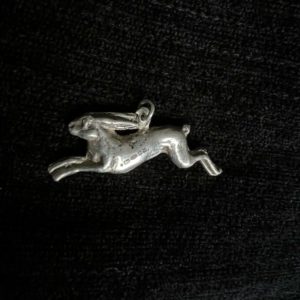 Sterling Silver Hare Pendant