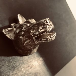 Sterling Silver Wolf Pendant